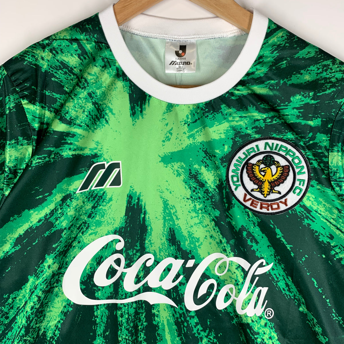 Maglia calcio Mizuno Verdy Yomiuri Nippon 1993-1995 Tg. S Vintage Replica