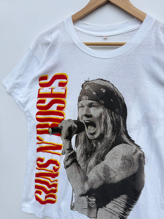 T-Shirt Vintage Guns N’ Roses 1992 Use Your Illusion World Tour single stitch tee