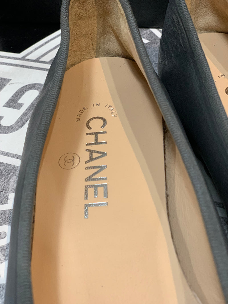 Ballerine in Pelle Chanel classiche n.39