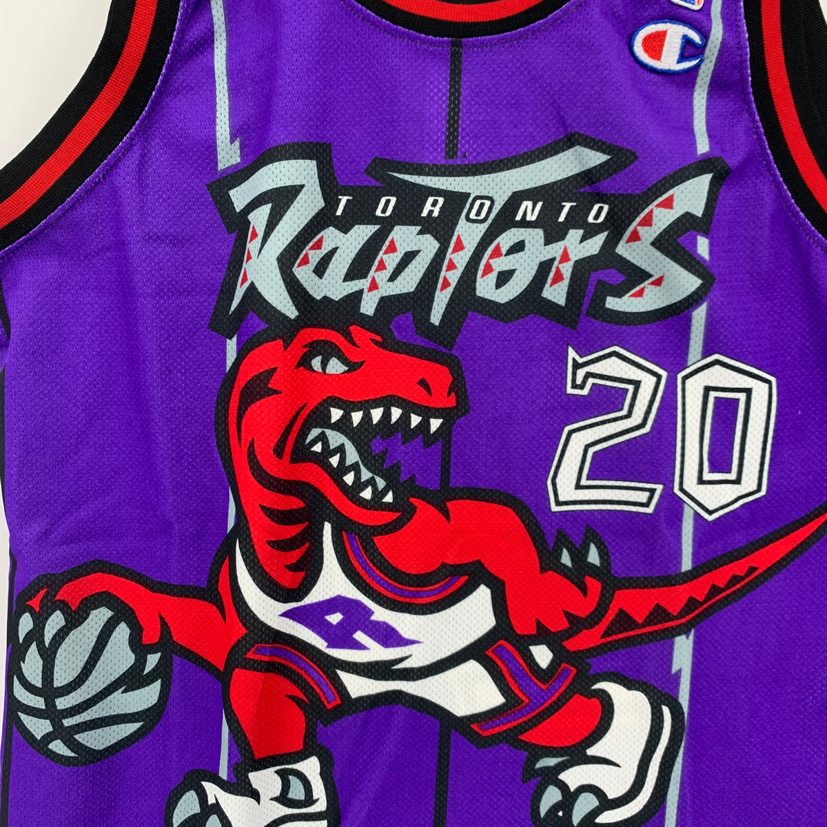 Maglia NBA Toronto Raptors Stoudamire Champion Vintage Anni 90’s Deadstock Tg. M