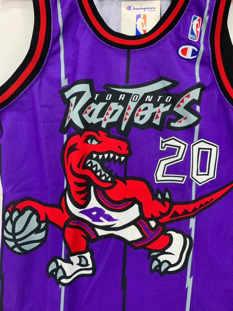 Maglia NBA Toronto Raptors Stoudamire Champion Vintage Anni 90’s Deadstock Tg. M
