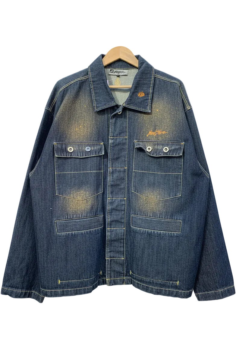 Giacca jeans vintage Johnny Blaze - tg. XL