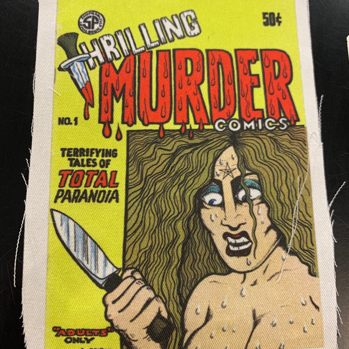 Patch Thrilling Murder Comics - Custom Rework da cucire
