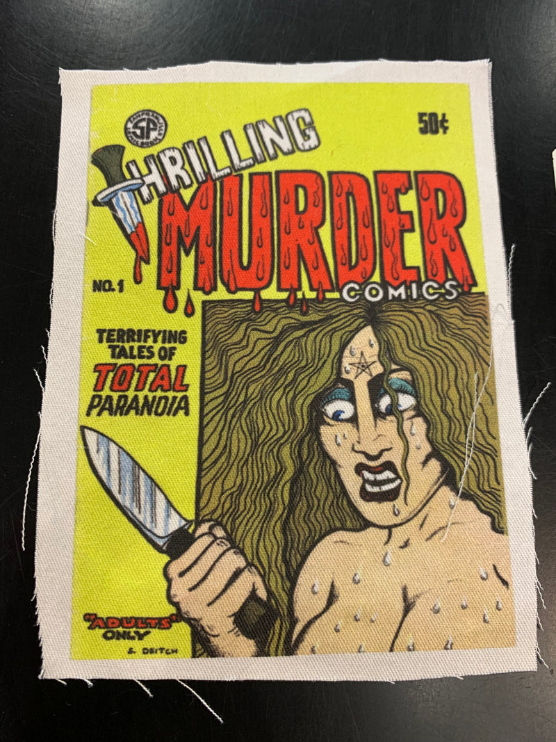 Patch Thrilling Murder Comics - Custom Rework da cucire