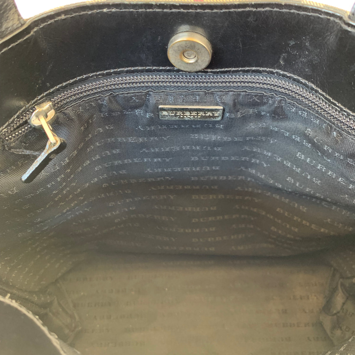 Borsa a mano Burberry vintage - motivo Nova Check