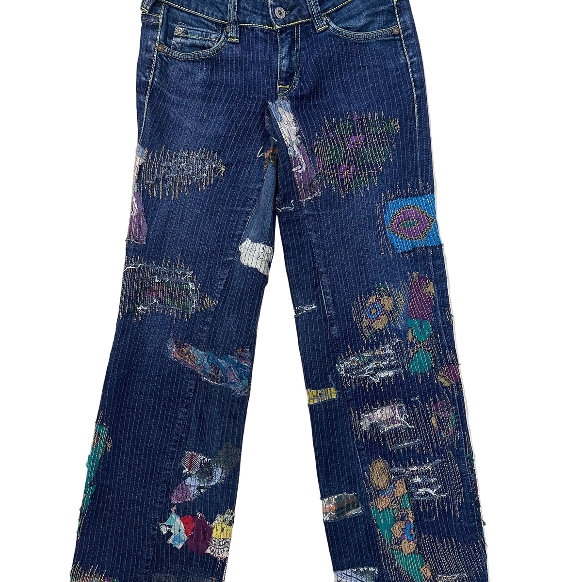 Jeans Evisu Japan Custom Sashiko Rework Tg.28