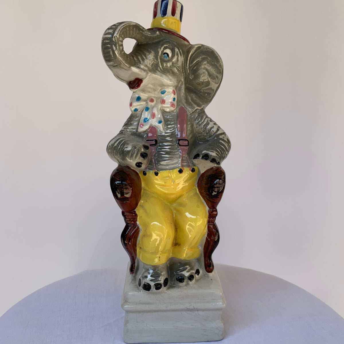 Decanter vintage in ceramica elefante - Calamassi