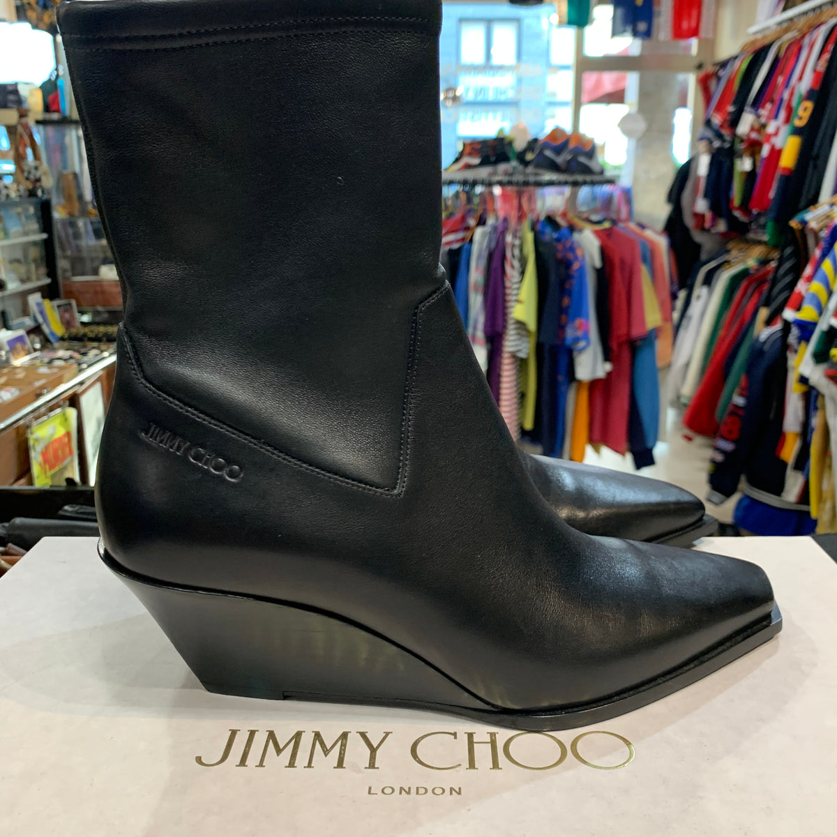 Stivaletti alla caviglia pelle Jimmy Choo Donna n.40