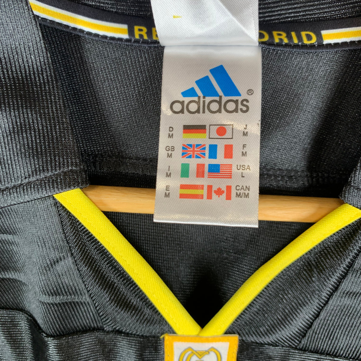 Maglia calcio Adidas Real Madrid 1999 Tg. M Vintage Replica