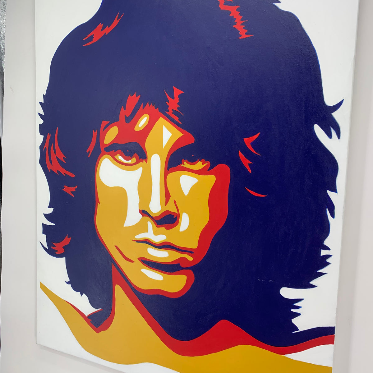 Quadro S.Montana Canvas 70x90 Tribute Jim Morrison Pop Art