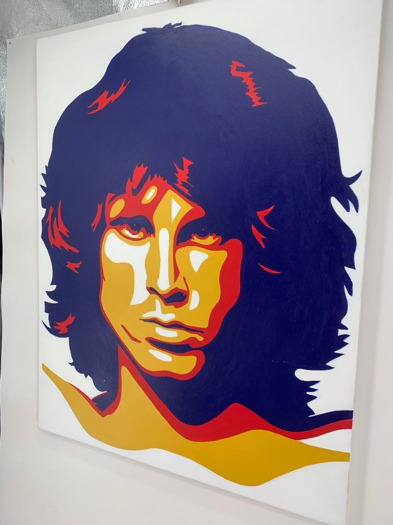 Quadro S.Montana Canvas 70x90 Tribute Jim Morrison Pop Art