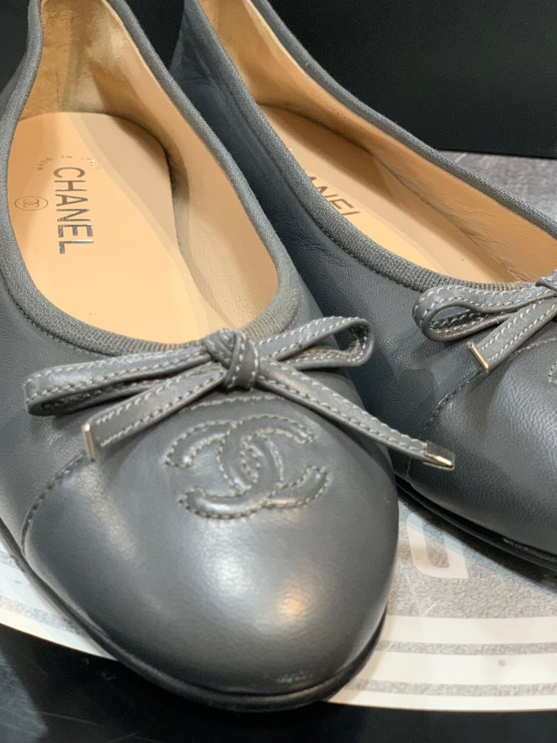 Ballerine in Pelle Chanel classiche n.39