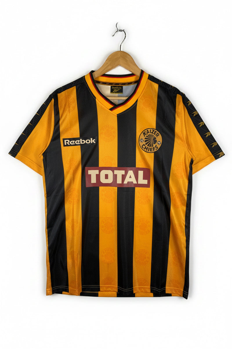 Maglia calcio Reebok Kaizer Chiefs 1998 Tg. M Vintage Replica