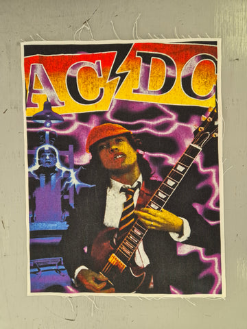 CUSTOM PATCH AC/DC Angus Young 80's
