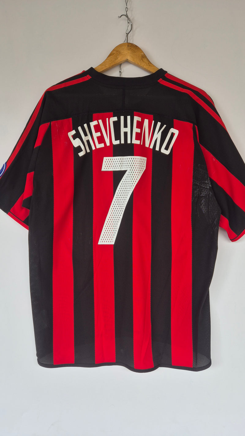 Maglia Calcio Milan Adidas Shevchenko 2003/04 XL
