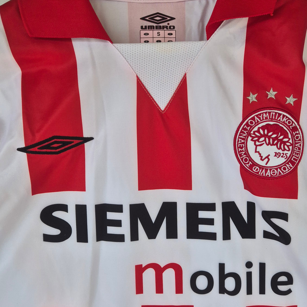 Maglia Calcio Olympiacos FC Umbro 2003/04 tg.S