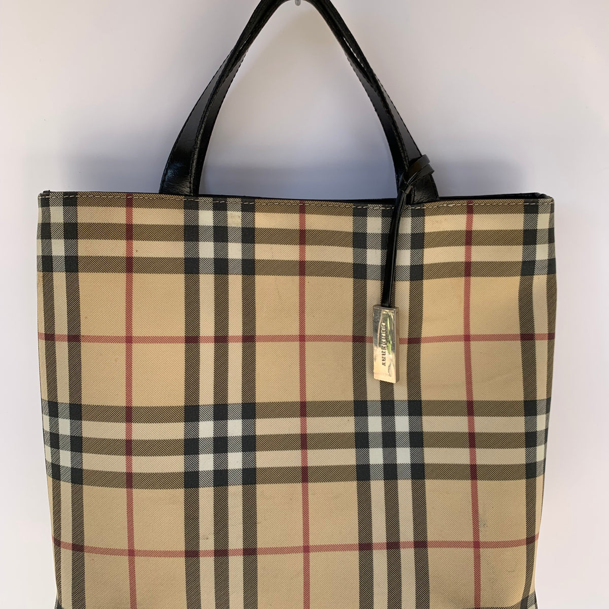 Borsa a mano Burberry vintage - motivo Nova Check