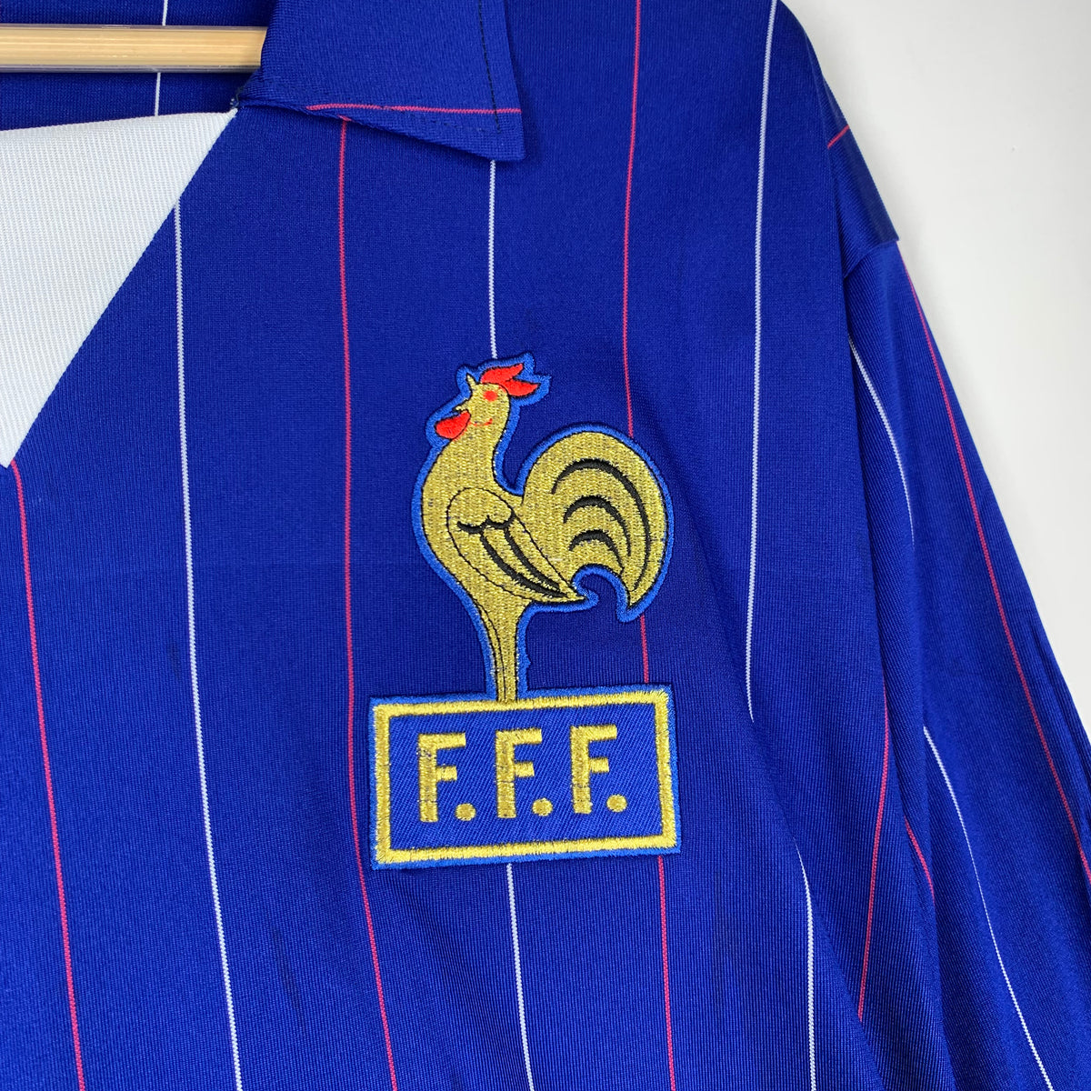 Maglia calcio Adidas France Tg.M 1982 Vintage Replica