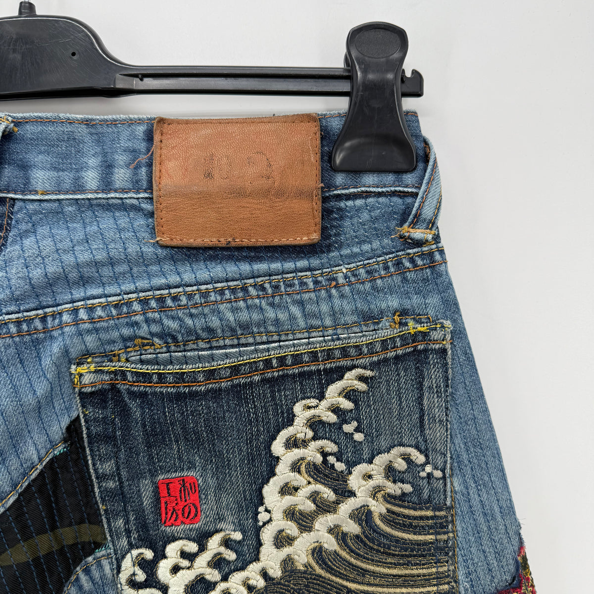Jeans Evisu Rework Japan Embroidered Tg.32