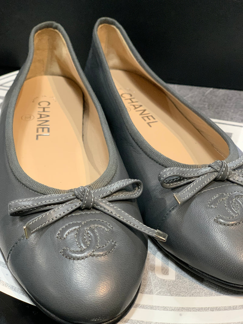 Ballerine in Pelle Chanel classiche n.39