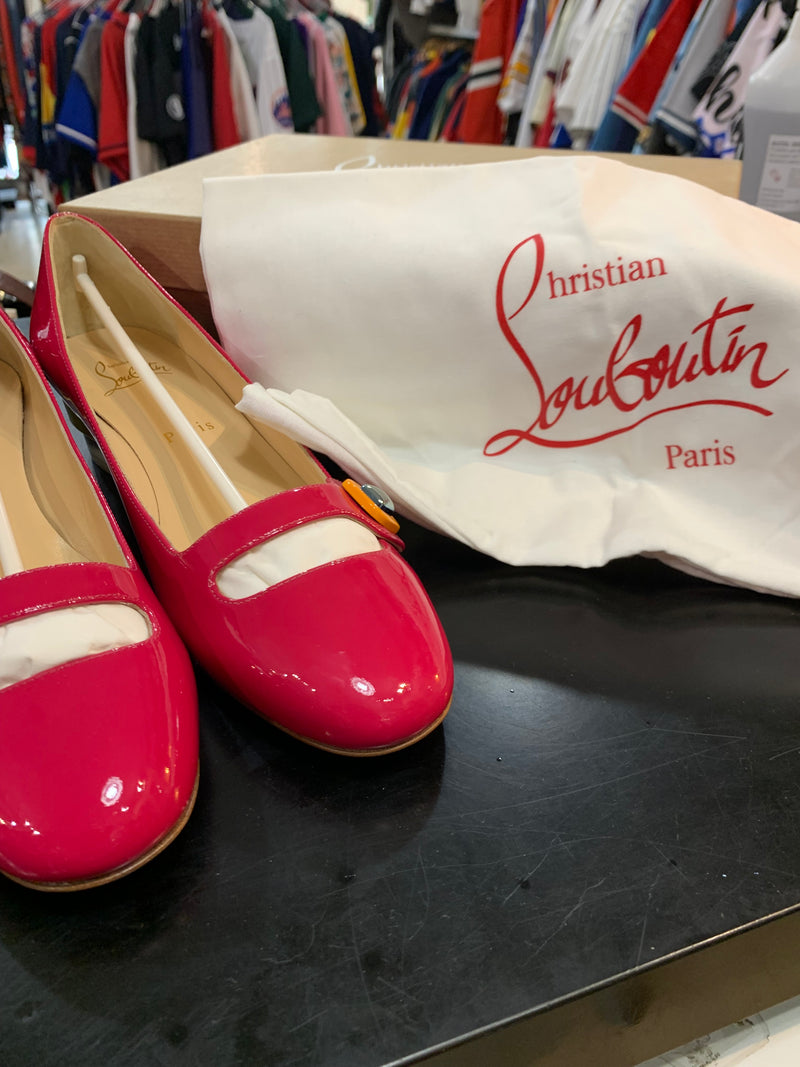 Ballerine in Pelle Christian Louboutin N.39 Made in Italy