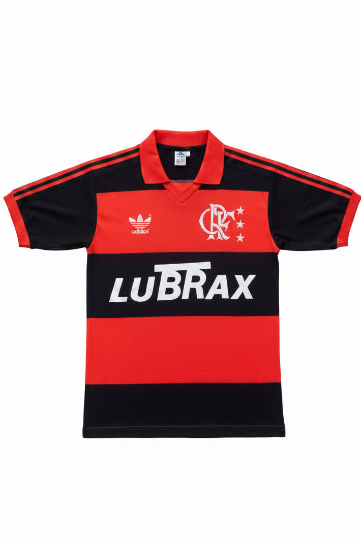 Maglia vintage FC Flamengo 1988 Adidas Zico numero 10 taglia M sponsor Lubrax