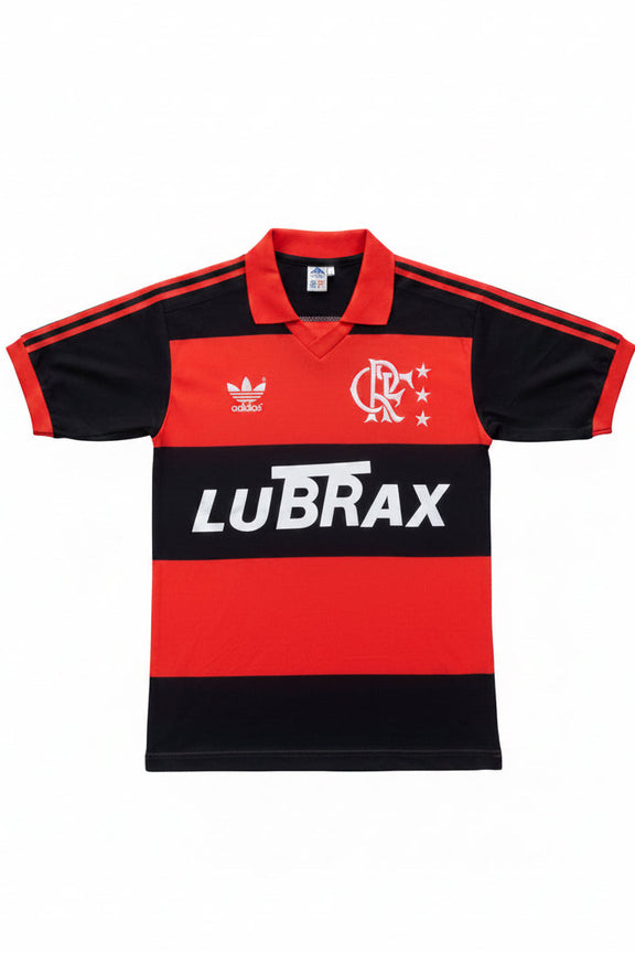 Maglia vintage FC Flamengo 1988 Adidas Zico numero 10 taglia M sponsor Lubrax