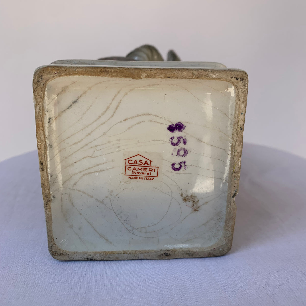Decanter vintage in ceramica elefante - Calamassi