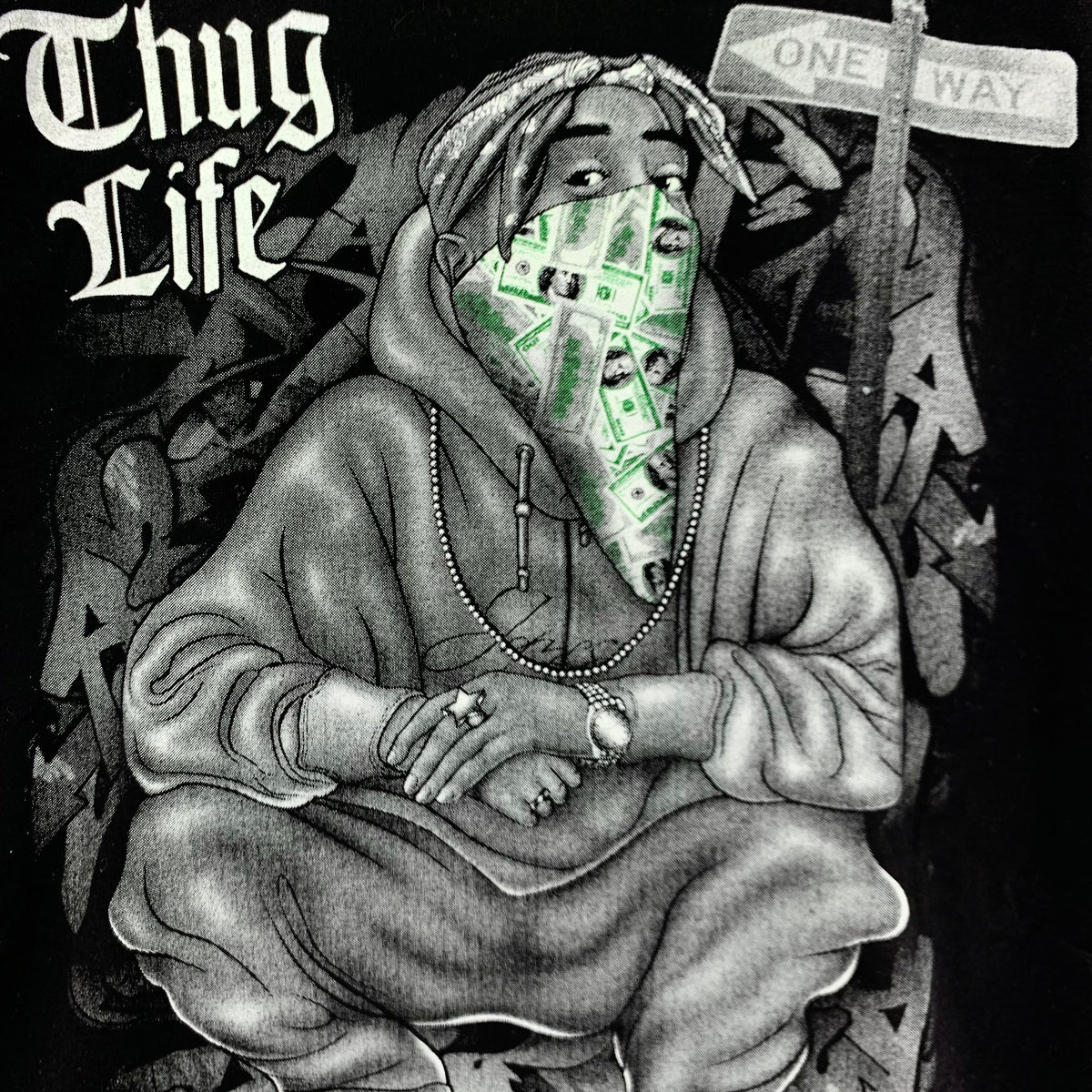 T-Shirt 2Pac Thug Life Killer 90’s USA Tg. XL