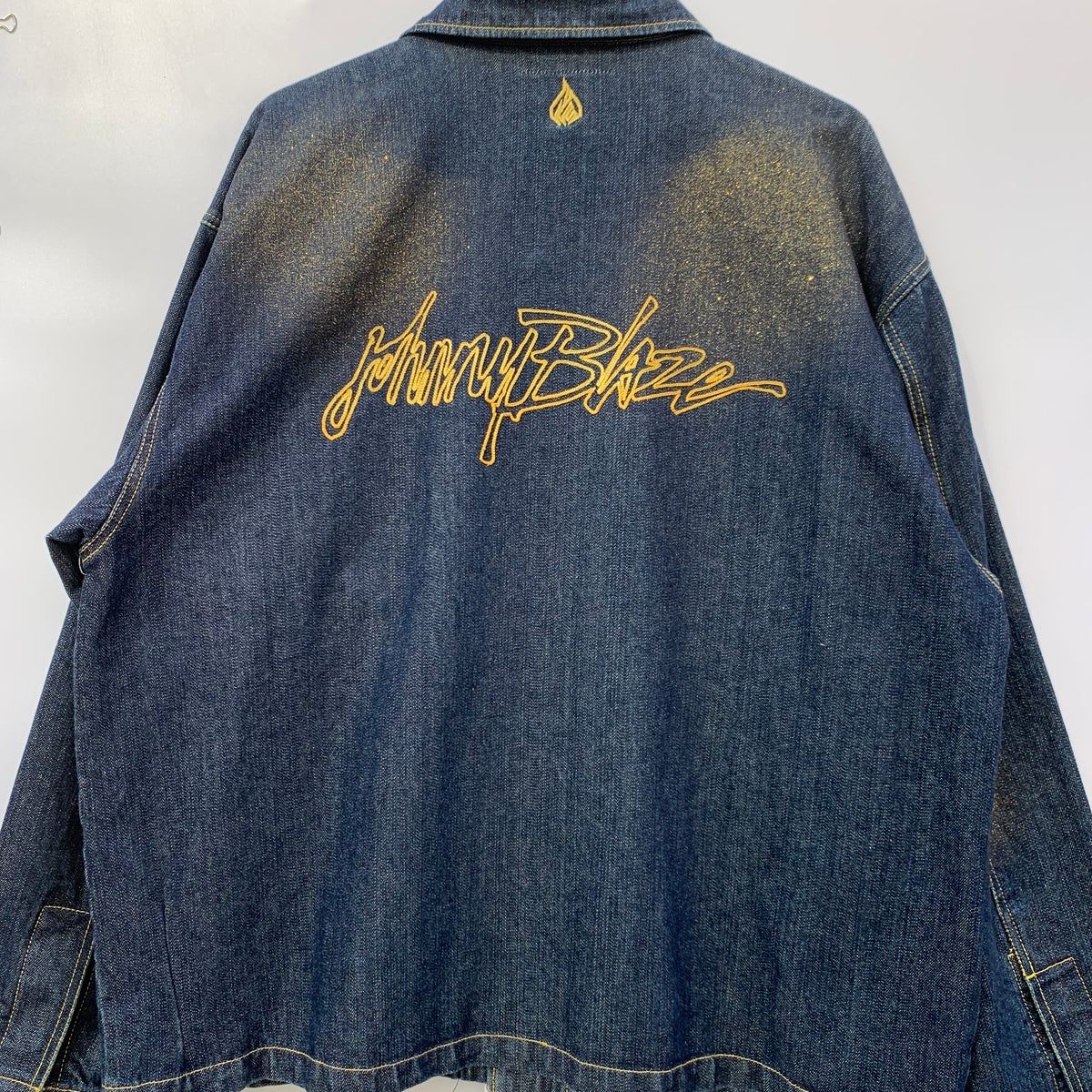 Giacca jeans vintage Johnny Blaze - tg. XL