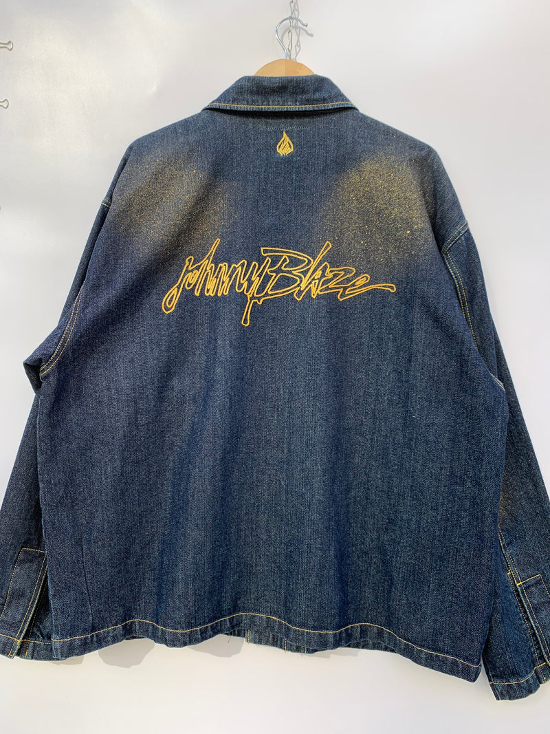 Giacca jeans vintage Johnny Blaze - tg. XL
