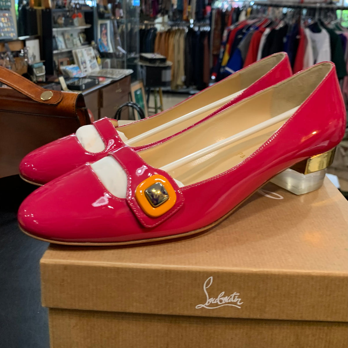 Ballerine in Pelle Christian Louboutin N.39 Made in Italy