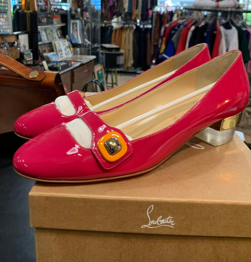 Ballerine in Pelle Christian Louboutin N.39 Made in Italy