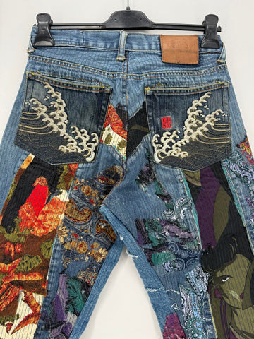 Jeans Evisu Rework Japan Embroidered