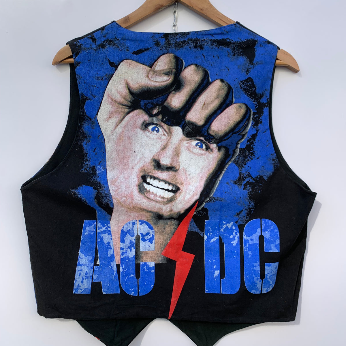 Gilet AC/DC vintage - Turbogadget, tg. XL