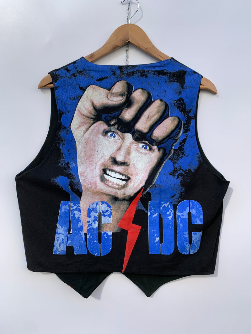 Gilet AC/DC vintage - Turbogadget, tg. XL
