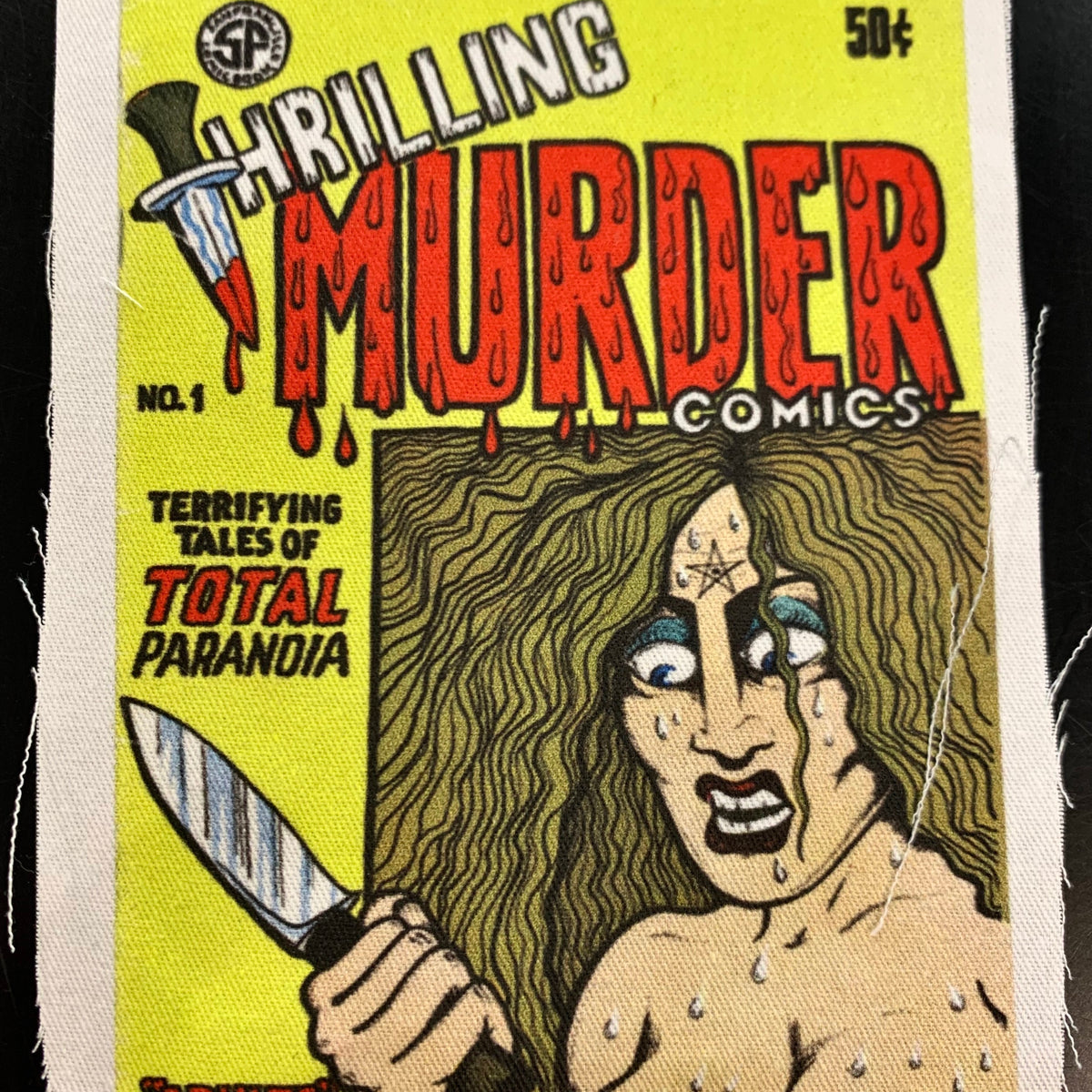 Patch Thrilling Murder Comics - Custom Rework da cucire