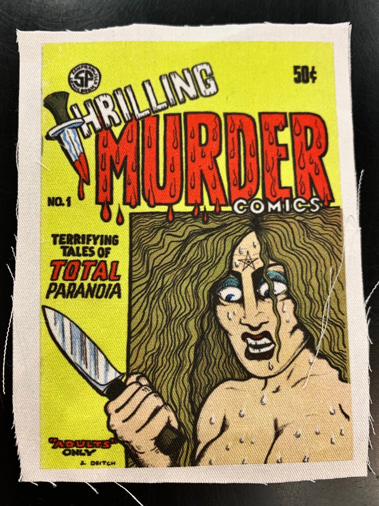 Patch Thrilling Murder Comics - Custom Rework da cucire