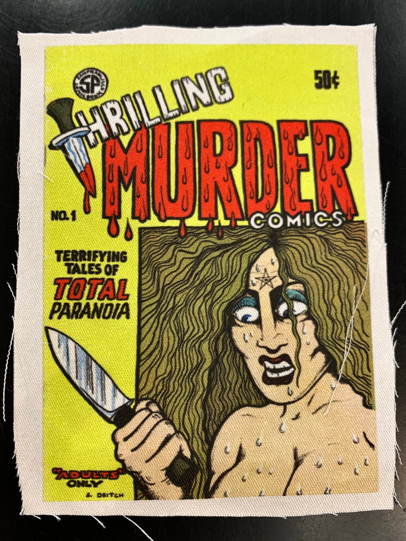 Patch Thrilling Murder Comics - Custom Rework da cucire