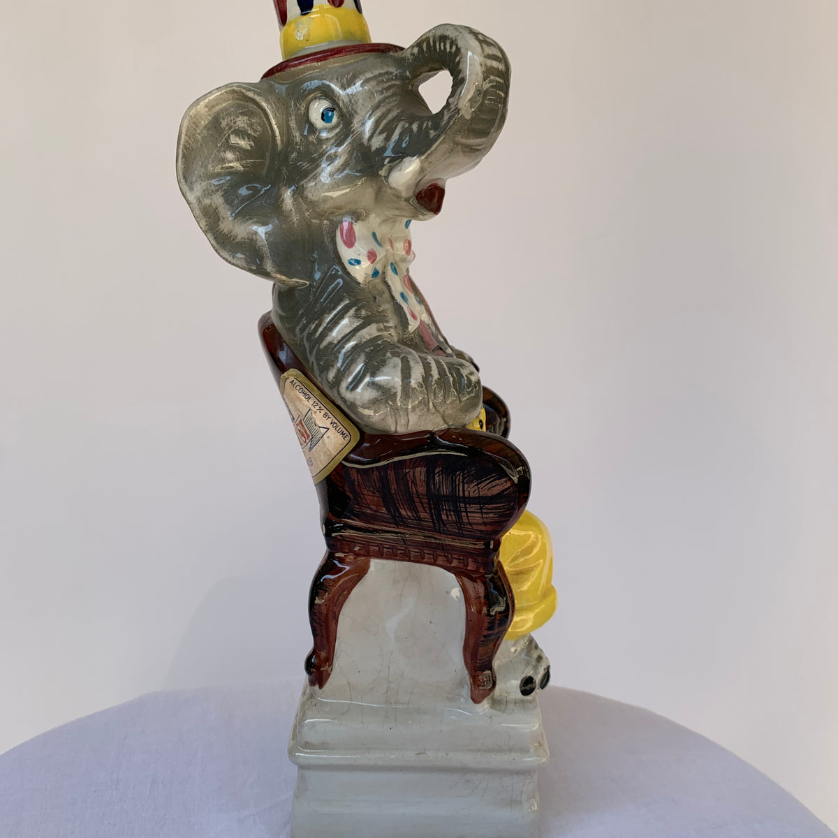 Decanter vintage in ceramica elefante - Calamassi