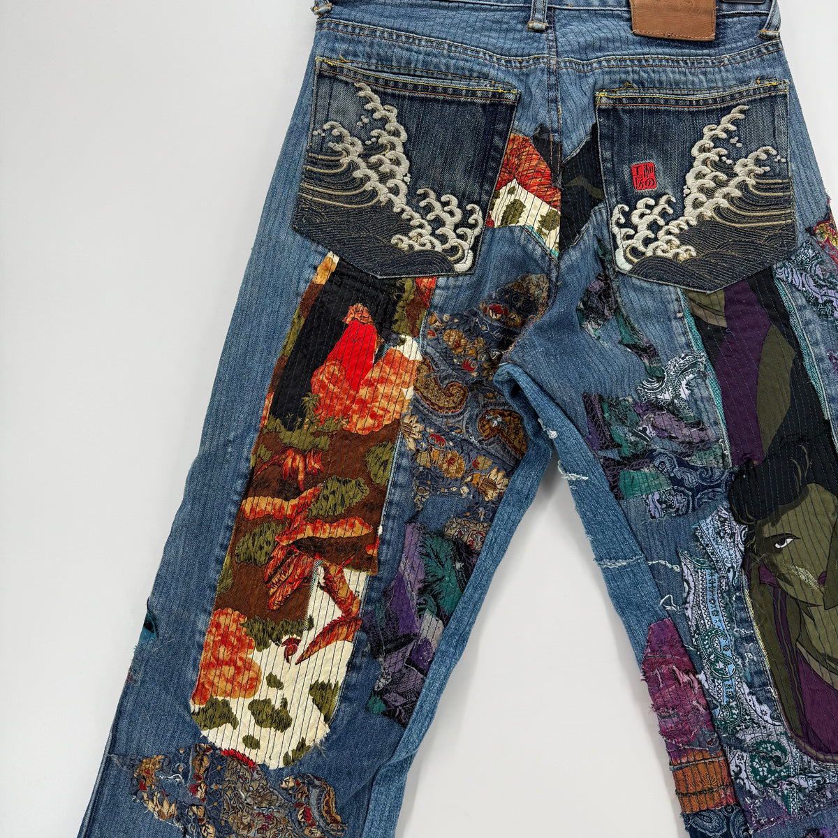 Jeans Evisu Rework Japan Embroidered Tg.32