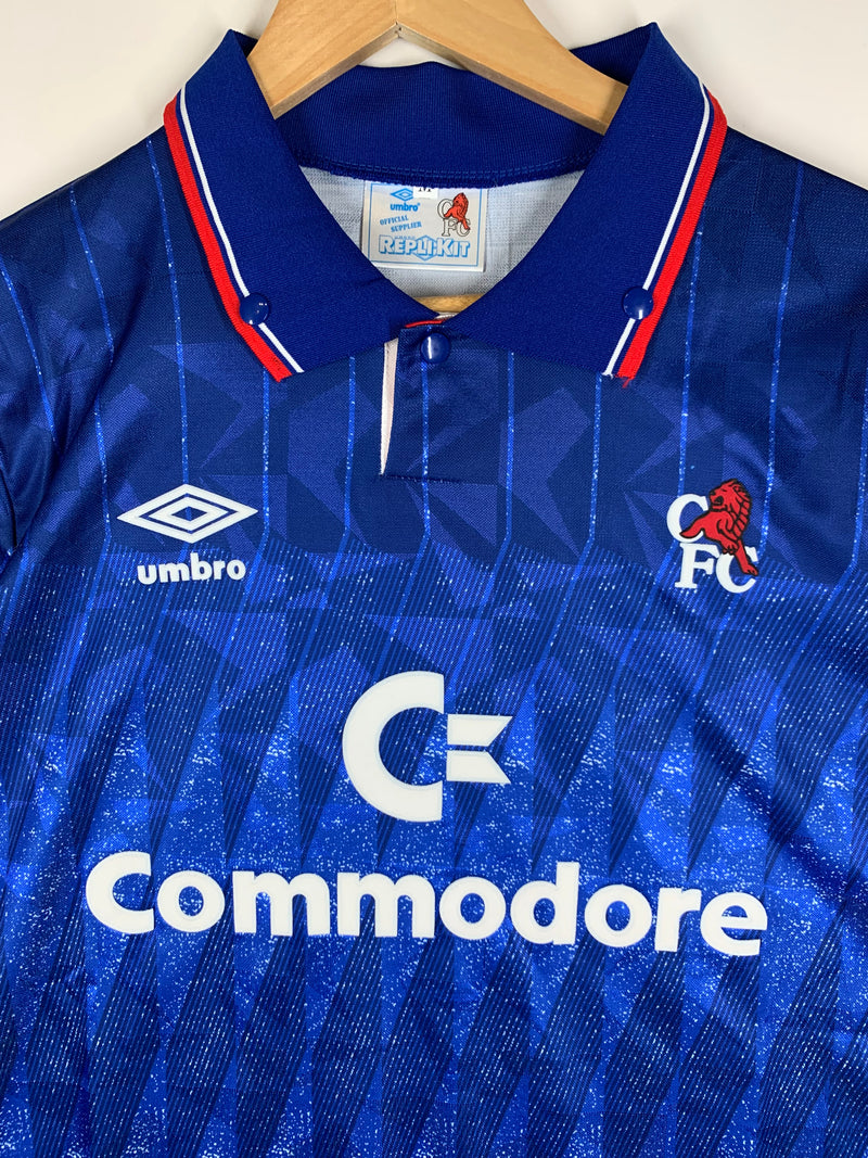 Maglia calcio Umbro Chelsea 1991 Tg. M Vintage Replica