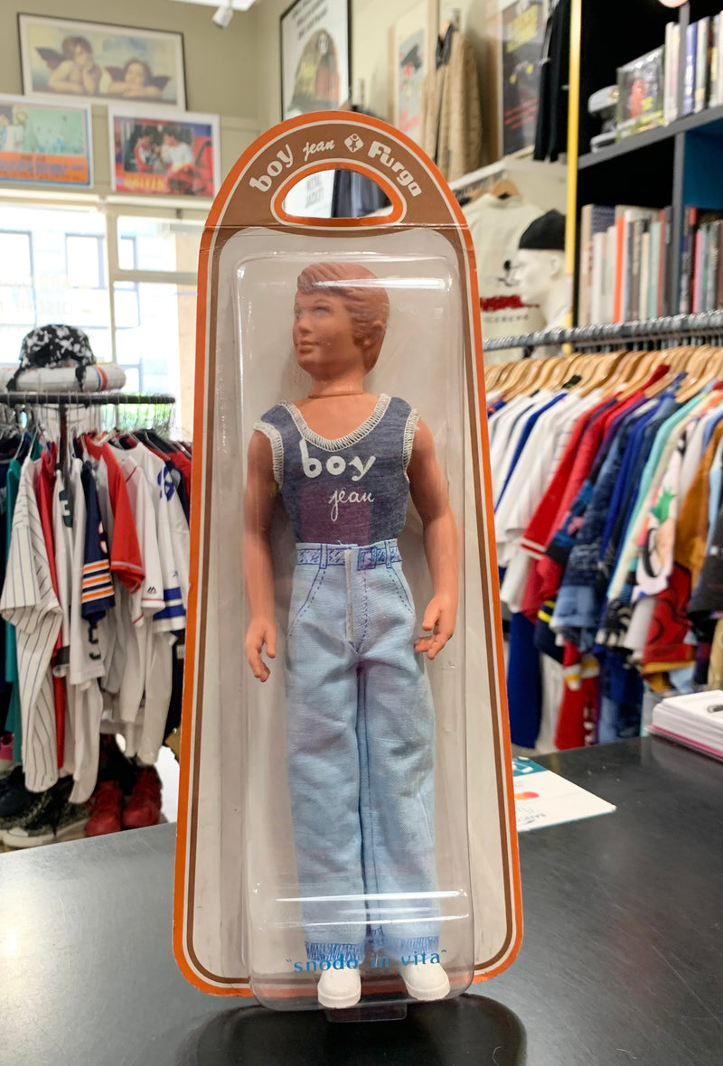 Bambola Boy Jeans Furga 1970 - sigillata, Made in Italy