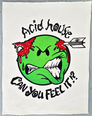 CUSTOM PATCH Acid House rave 90's UK