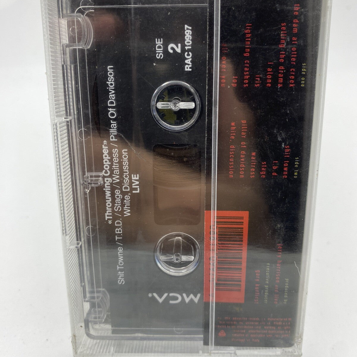 MUSICASSETTA Tape SS Live – Throwing Copper 1994 Rock Alternative