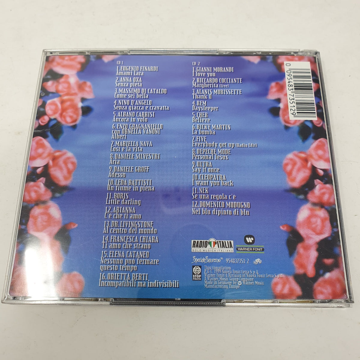 CD ITALIANA Various – Speciale Sanremo 99 Warner Fonit – 9548373512