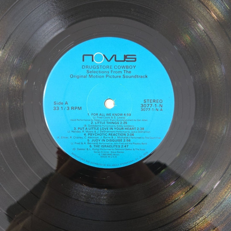 LP Elliot Goldenthal - Drugstore Cowboy 3077-1-N 1989 Made In U.S.A Soundtrack