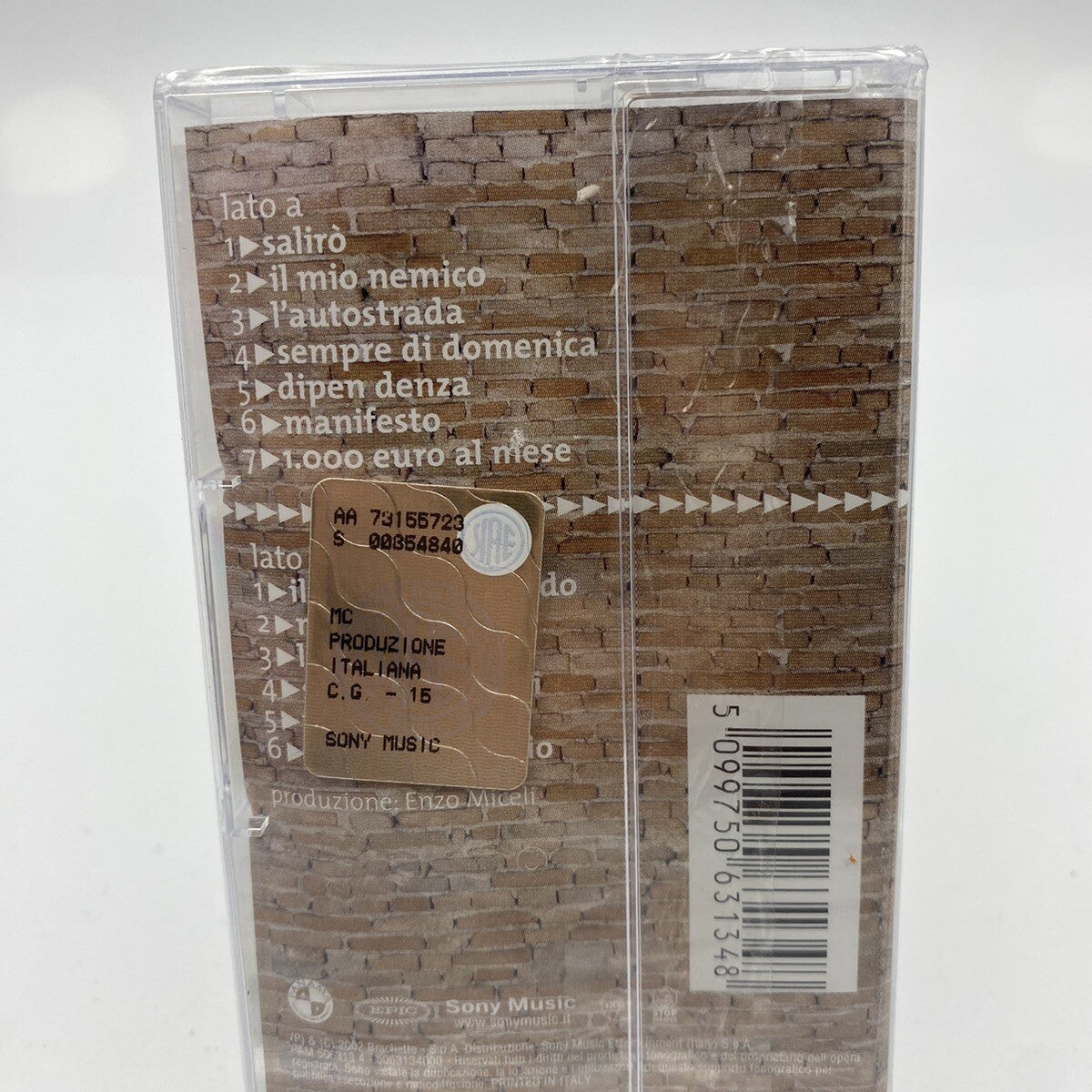 MUSICASSETTA Tape SS Daniele Silvestri – Unò-Dué 2002 Italy