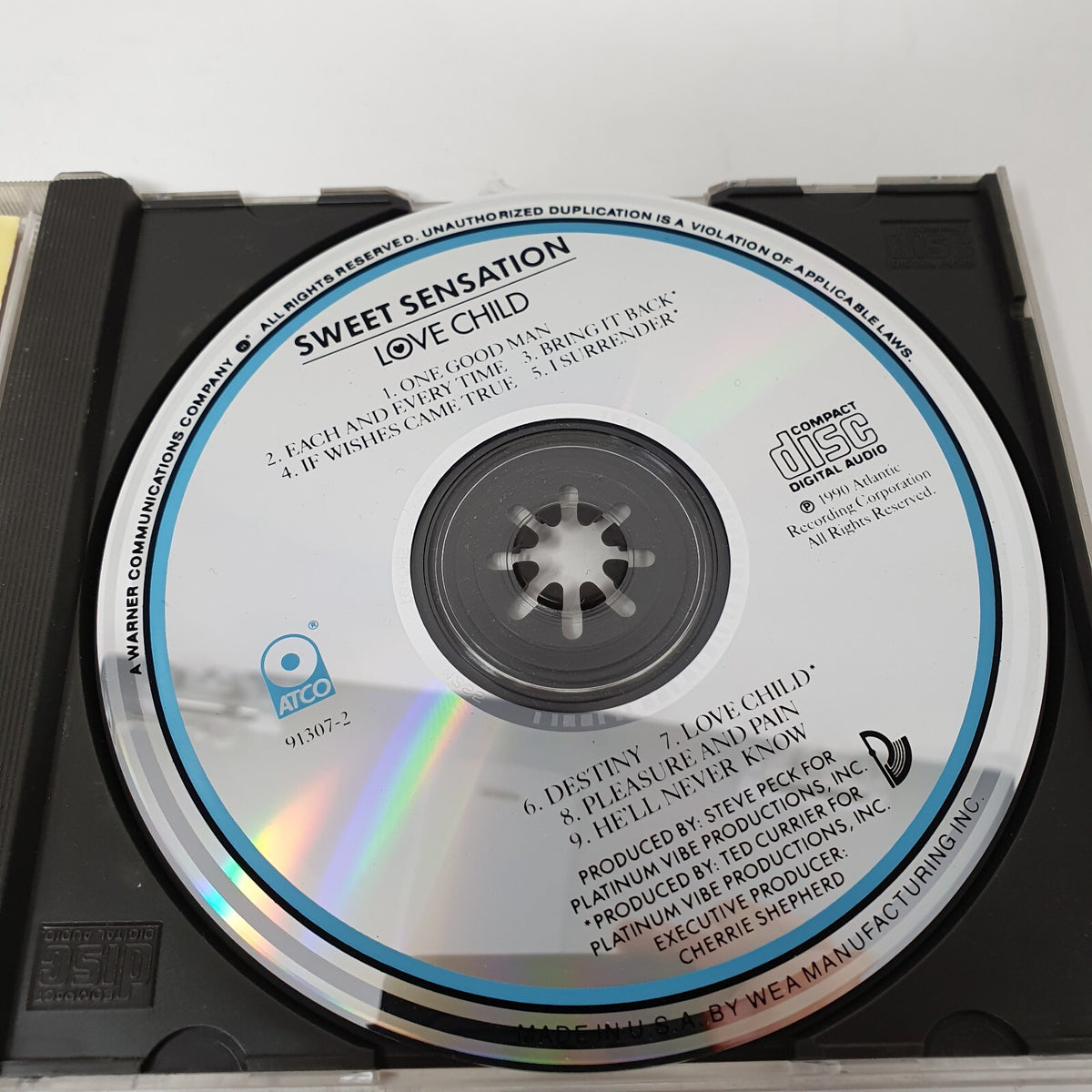 CD Sweet Sensation – Love Child ATCO Records – 7 91307-2