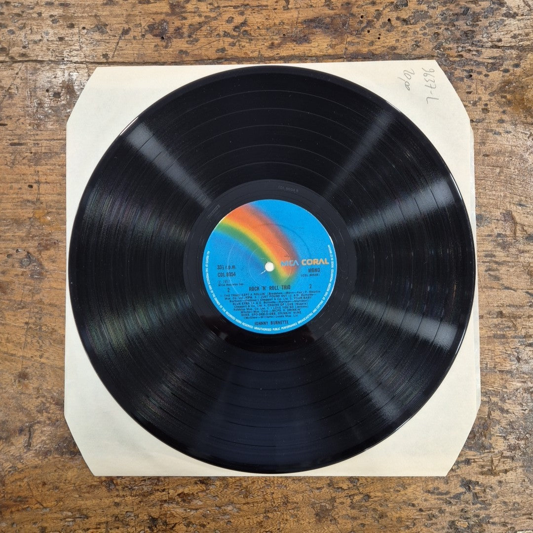 LP Johnny Burnette - Rock 'N' Roll Trio CDL 8054 Made In UK Vinile Musica Rock